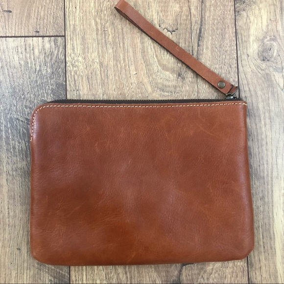 SOLD Patricia Nash Large Tooled Leather Wristlet Clutch - Picture 3 of 6